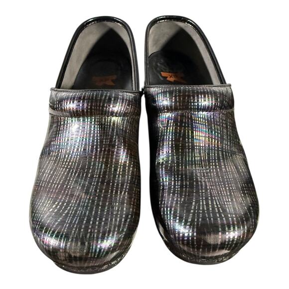 Dansko XP Women’s Career Clogs Size 38 EU Size 8 US Black Multicolor Leather - Picture 3 of 8